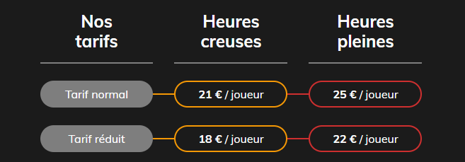 Offre escape game antée