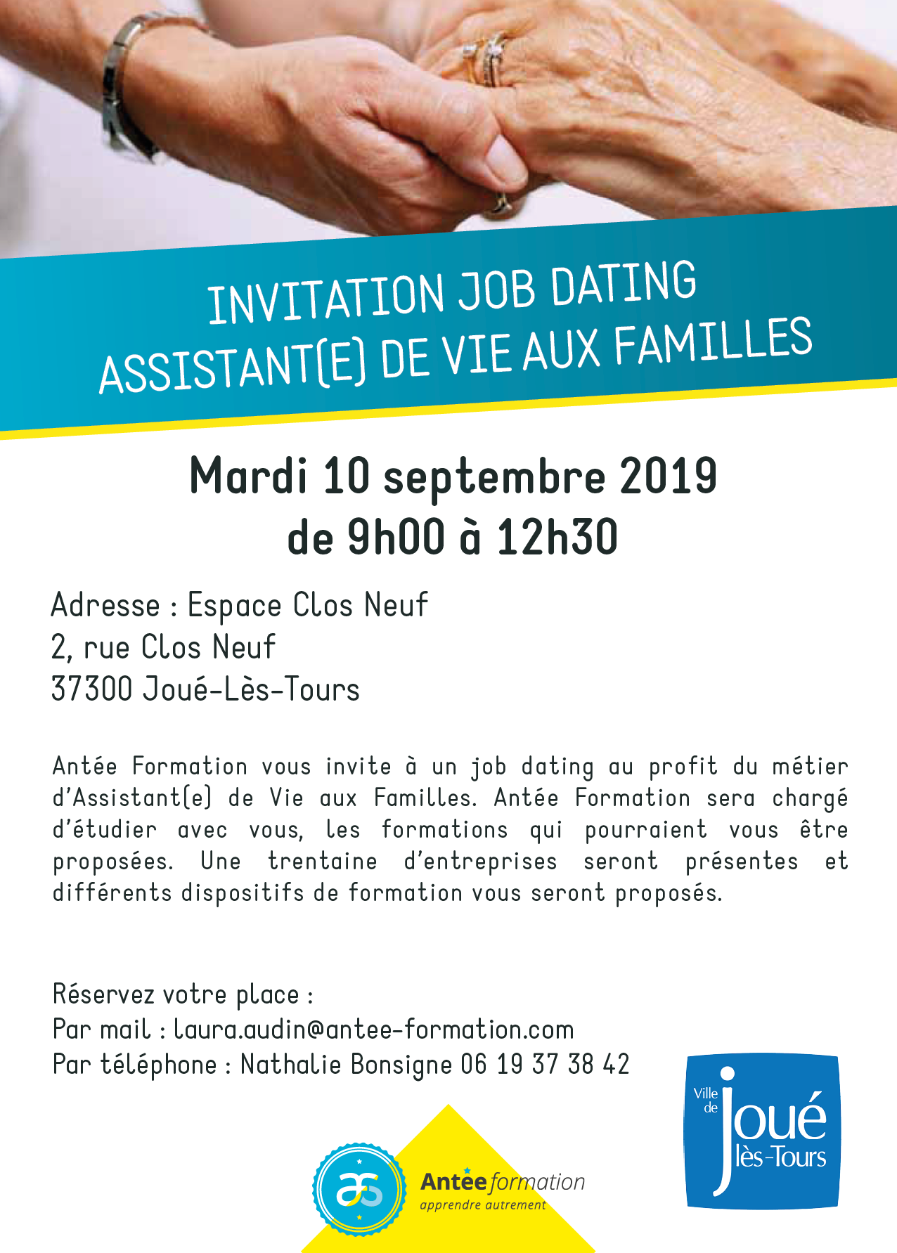 Job dating assistante(e) de vie